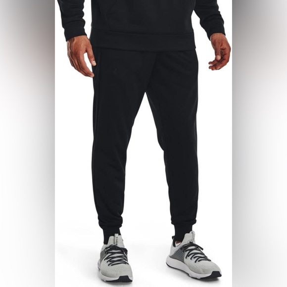 Under Armour Men's Armourfleece Jogger size large black NWT - Picture 1 of 3